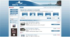 Desktop Screenshot of boote-yachten.de